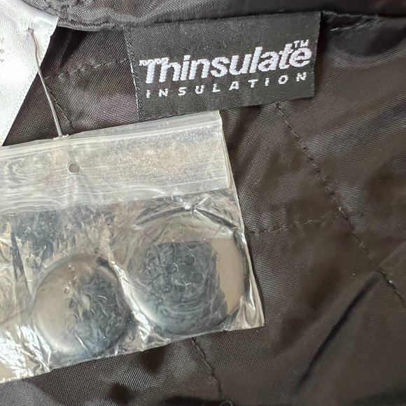 EUC Talbots Black Wool Blend Car Coat Sz XL - Picture 12 of 15